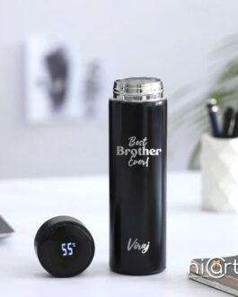 Smart Personalized Stainless Steel Photo Temprature Bottle